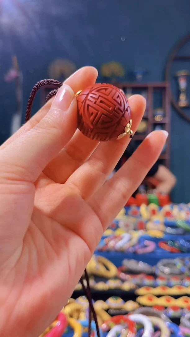 【闪购商品】非遗绝技 雕漆项链 财