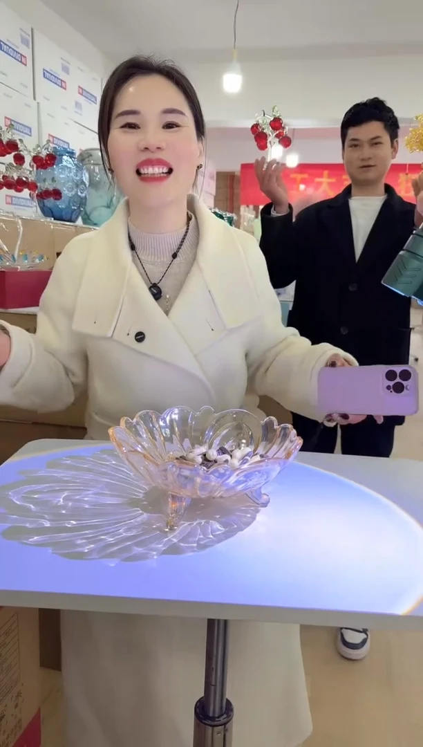 【闪购商品】无铅玻璃美全花器-w-早22