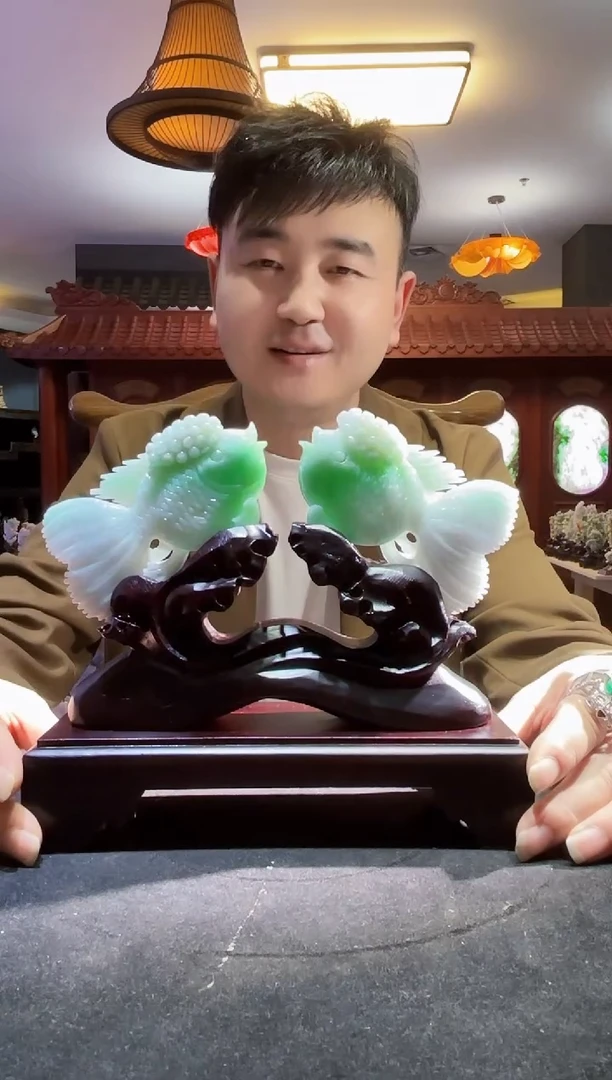 未镶嵌定制翡翠08/1102/C/金鱼