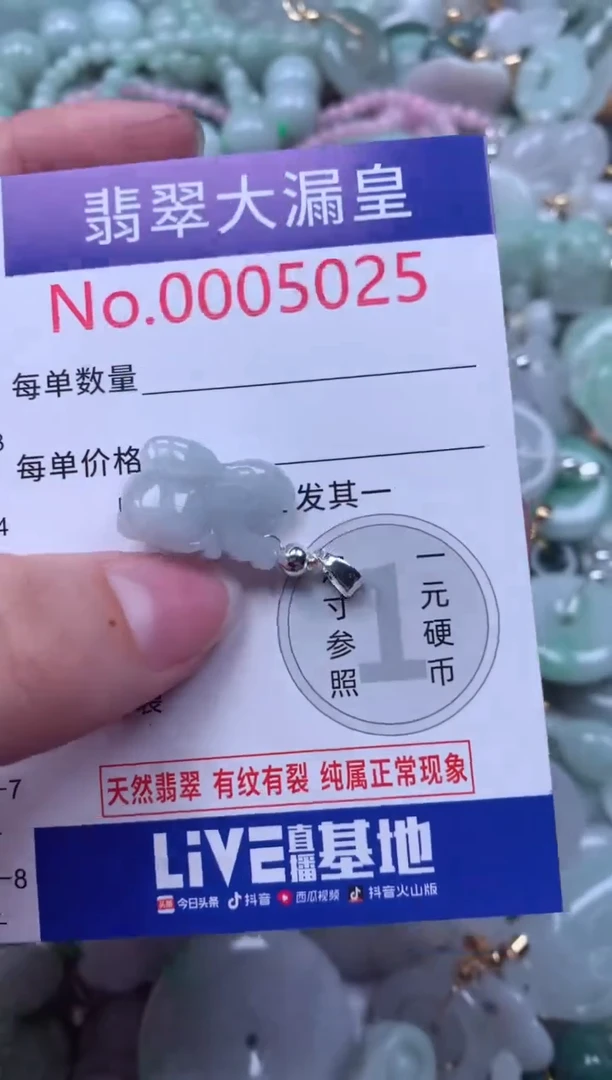 翡翠未镶嵌吊坠(不含链)5025