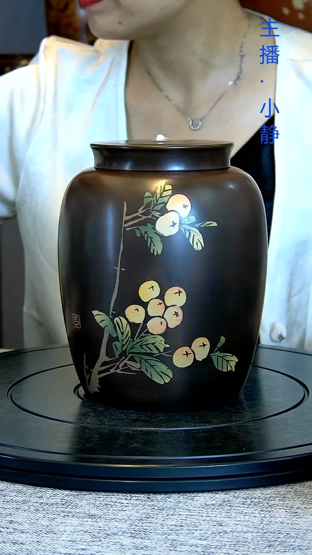全手工紫陶茶罐精磨033