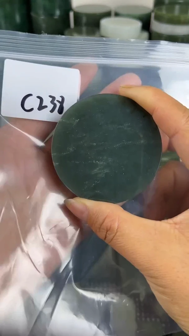 和田玉未镶嵌珠宝半成品镯芯