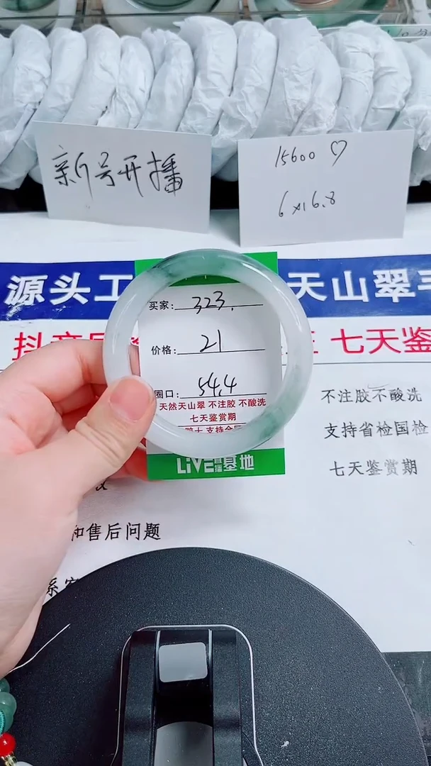 未镶嵌手镯石英质玉323-53/54