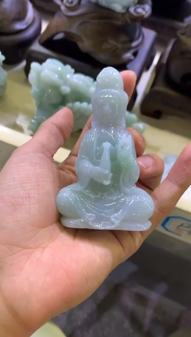 未镶嵌挂件翡翠落***情翡翠摆件
