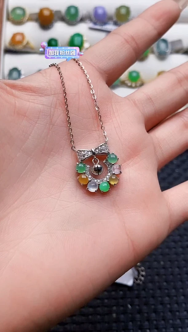 银S925镶嵌戒指翡翠1965