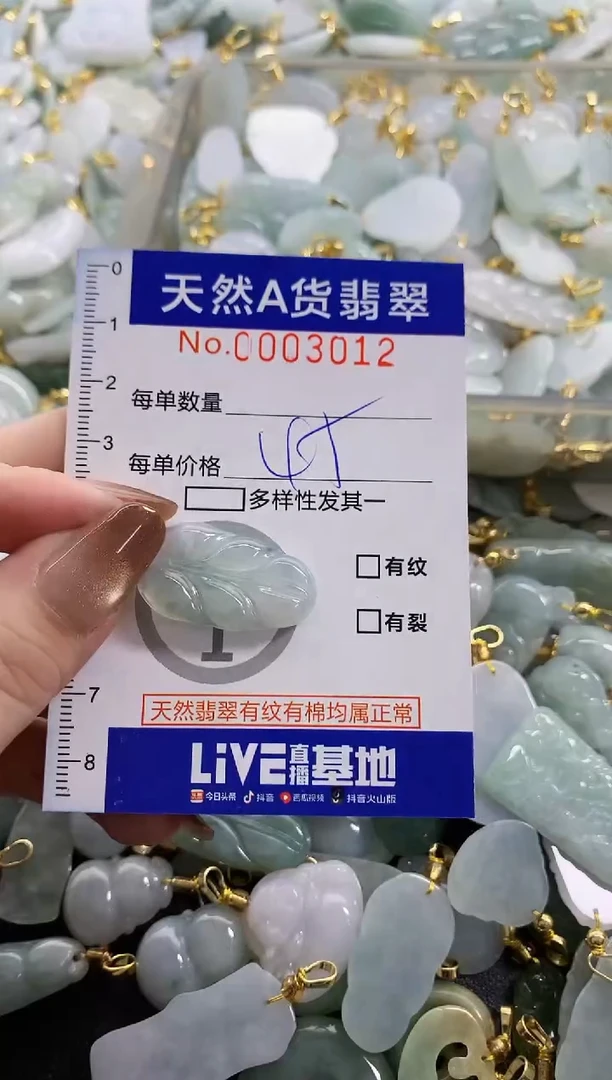 颈饰未镶嵌翡翠天然A货翡翠