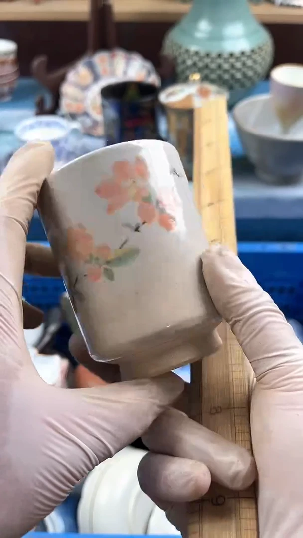 瓷片英歌瓷器满19.9包邮