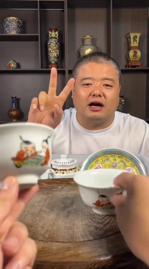 摆件景德镇陶瓷青花摆件12