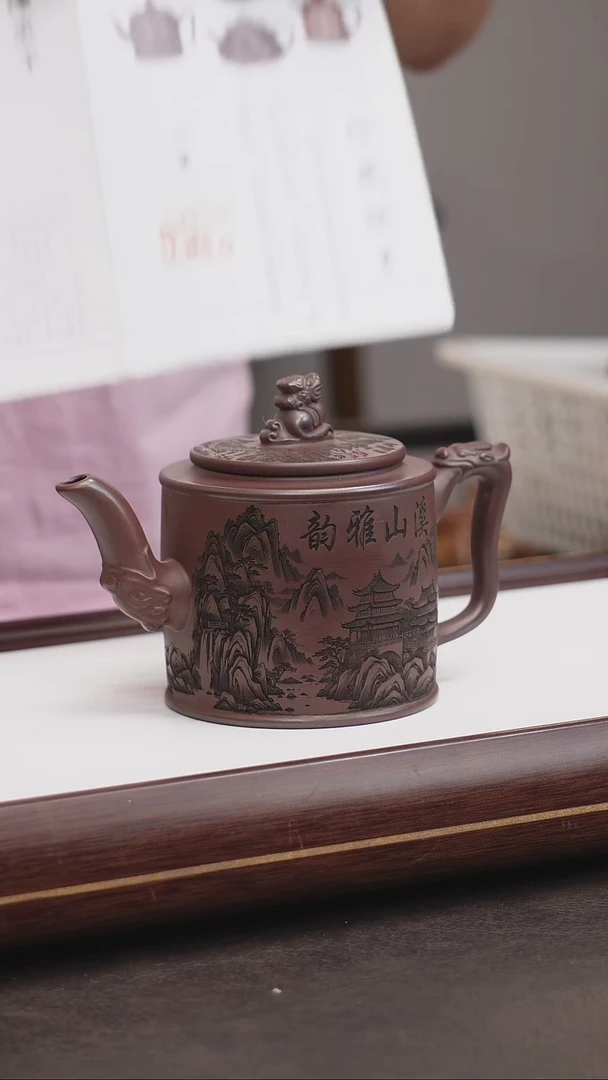 茶壶紫砂紫砂宫灯壶