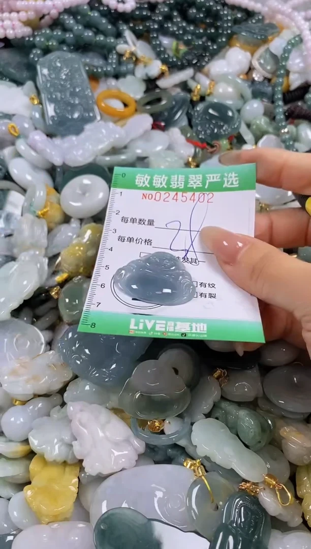 翡翠未镶嵌颈饰闪购0245402