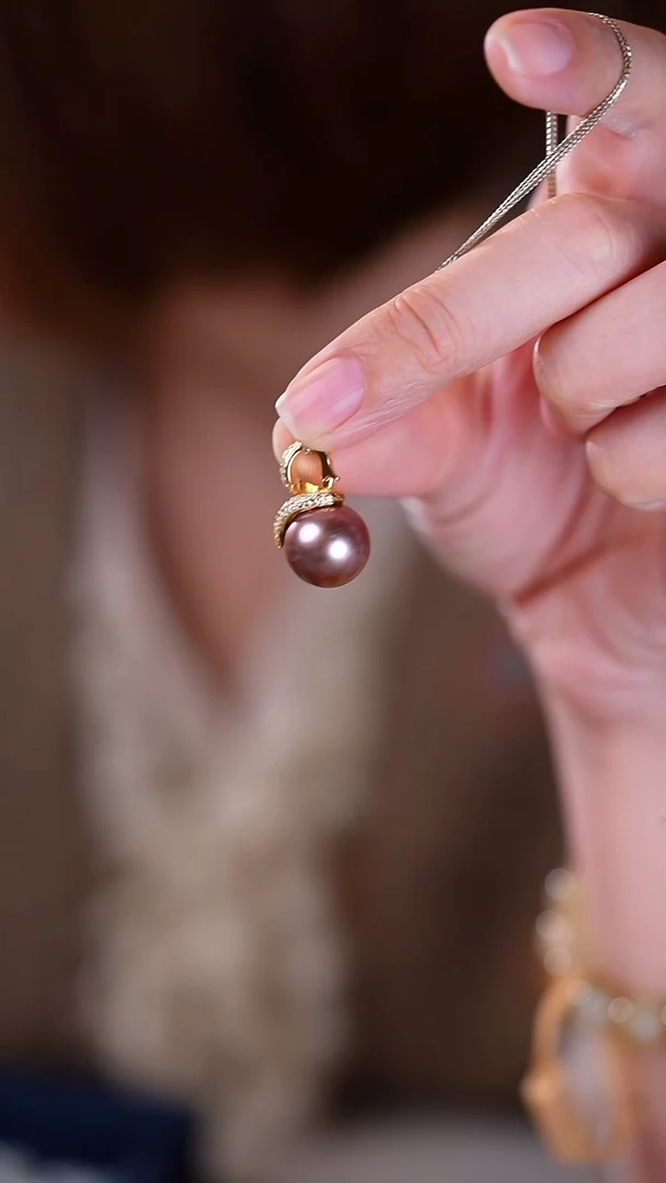 吊坠(不含链)银S925镶嵌淡水珍珠【小涵专属】