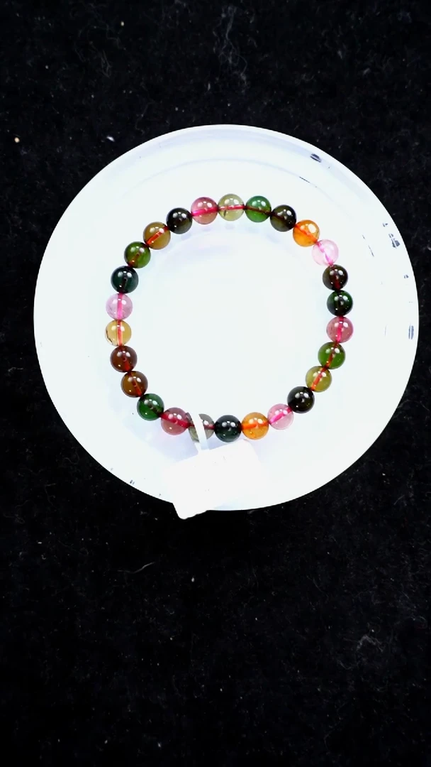 【闪购商品】碧玺手链未镶嵌sg055 碧玺手链7mm+