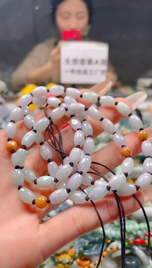 【闪购商品】翡翠颈饰未镶嵌/J/翡翠A货一图一物