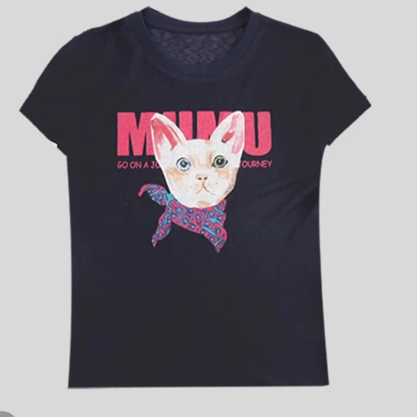 2025春夏新款百搭简约显瘦女短袖上衣C5555