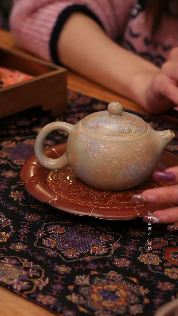 【闪购商品】绘素敦煌西施壶泡茶壶