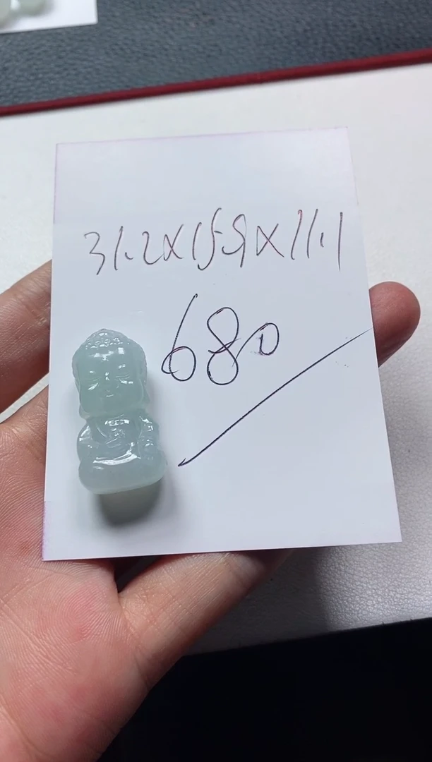 未镶嵌定制翡翠宝宝佛