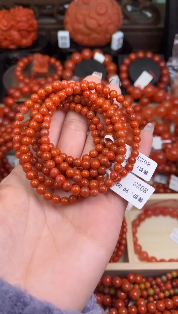 【闪购商品】南红玛瑙珠宝奇石未镶嵌5随机多样性/一条