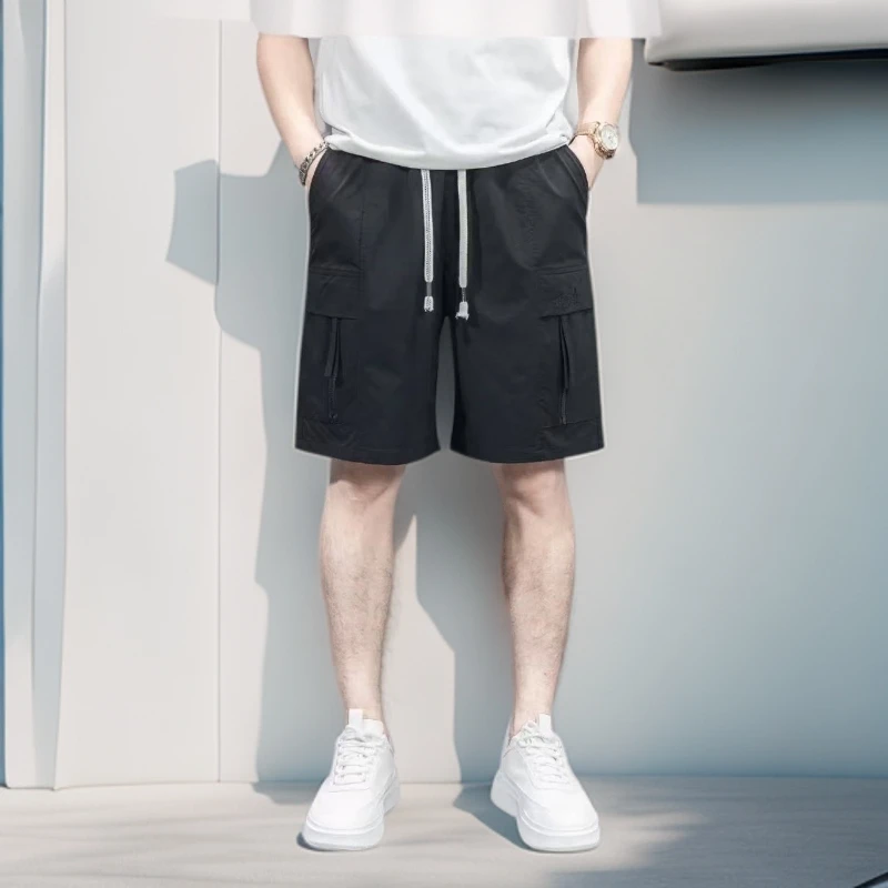 日系复古新款2025ins工装短裤中裤男宽松五分裤休闲裤百搭夏季
