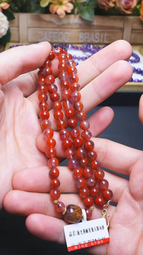 【闪购商品】水晶L002极光荆棘玫瑰天眼项链未镶嵌多样性发其一