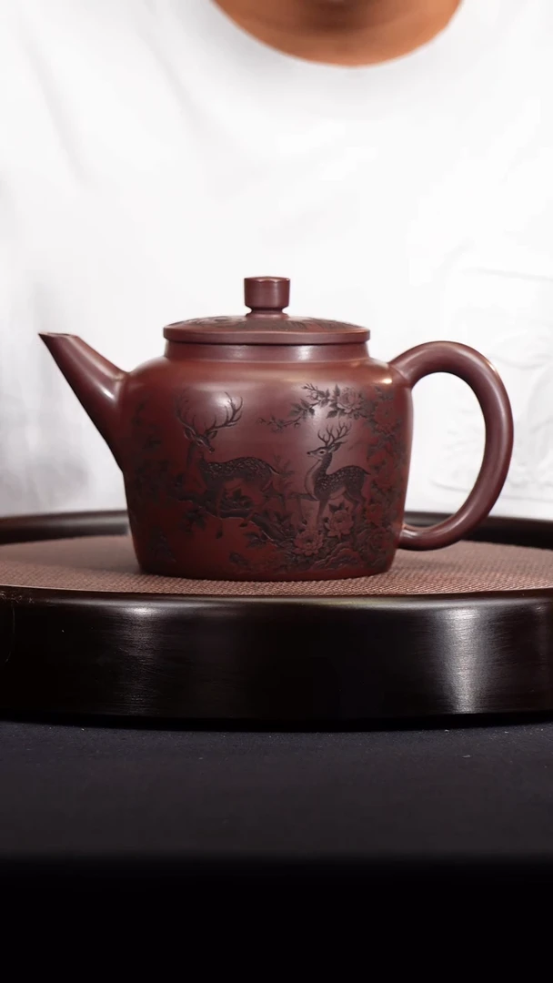 茶壶紫砂宜兴紫砂原矿壶