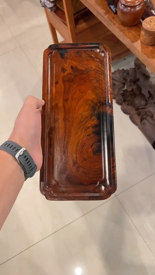 交趾黄檀（大红酸枝）干泡盘