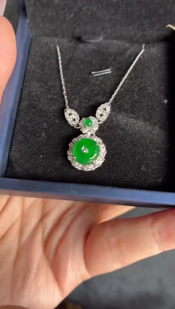 银S925镶嵌定制翡翠25定制翡翠-多样性发货（发其一）