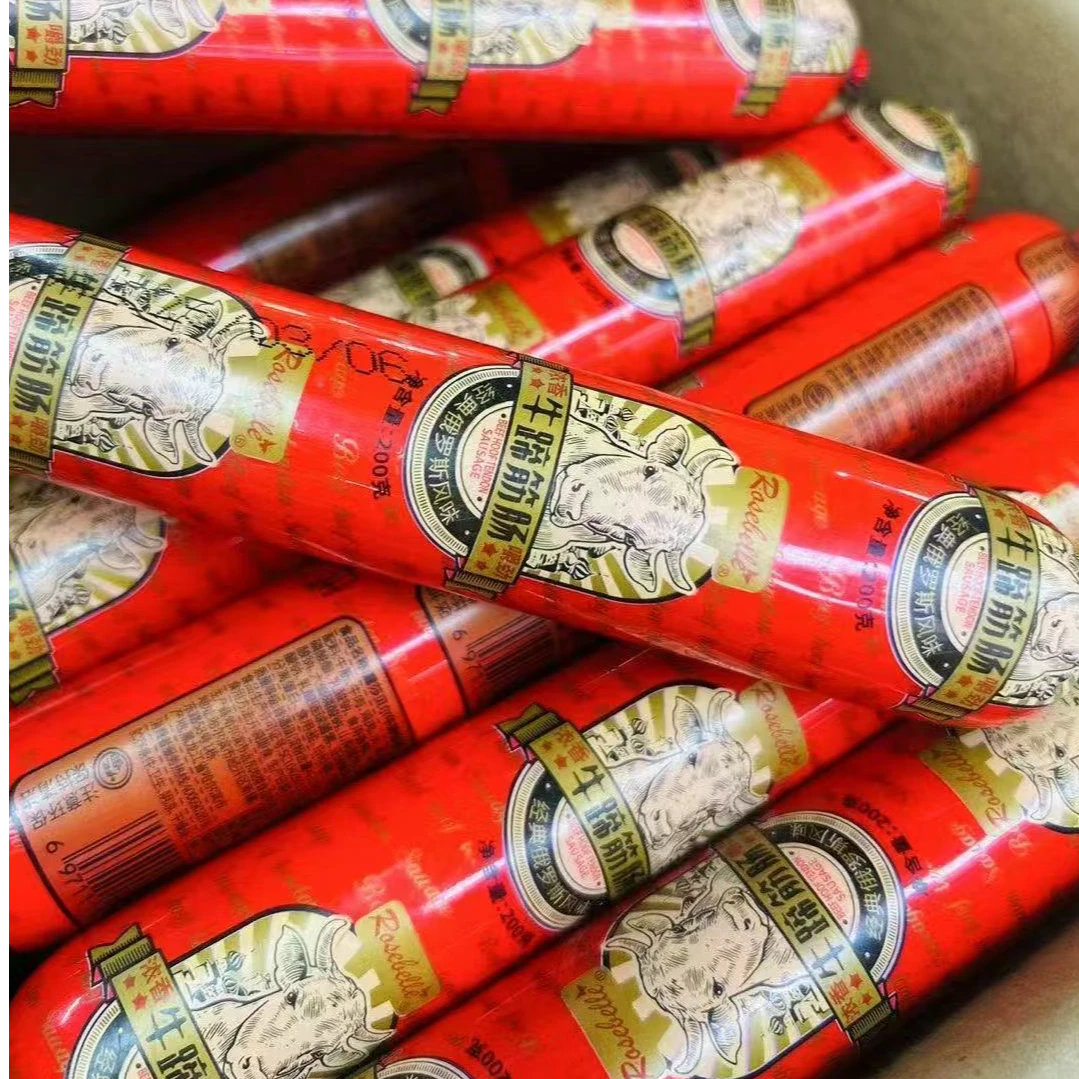 牛蹄筋肠俄罗斯风味200g大根卢布肠网红香肠即食小吃批发露莎贝尔