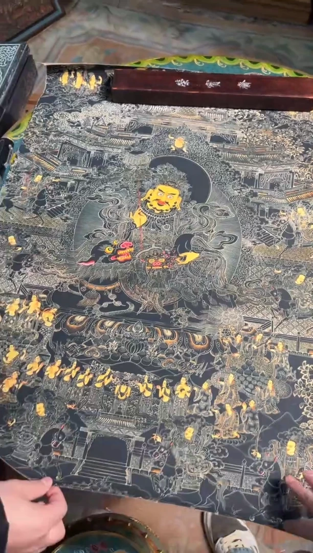 卷轴画卷轴画奥奥的唐卡