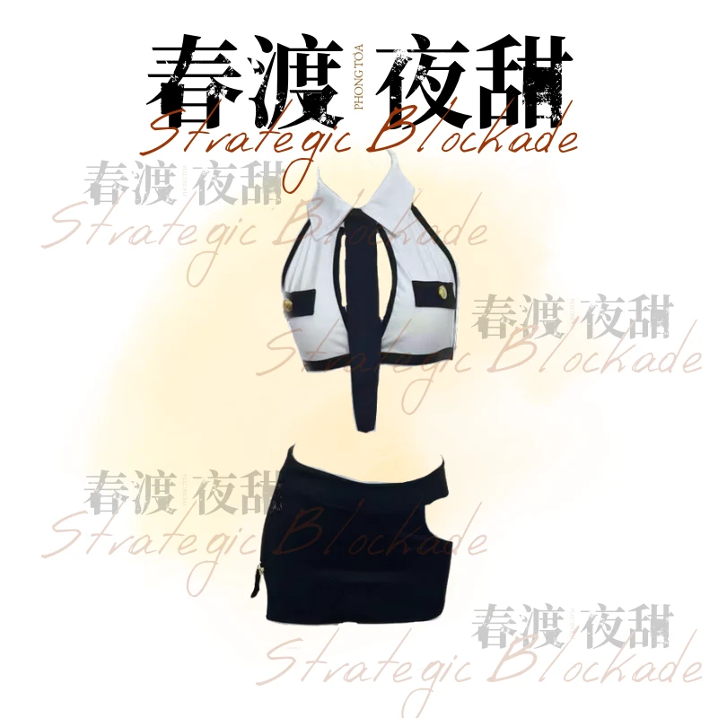 性感套装黑白套装战袍睡裙居家