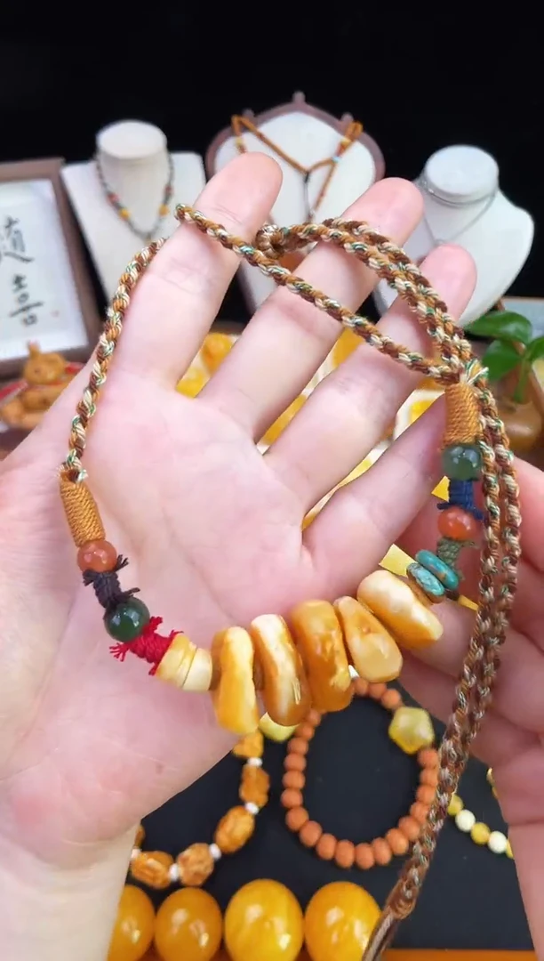 琥珀未镶嵌珠宝奇石柒月