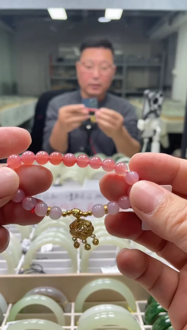 【闪购商品】玛瑙/玉髓手链未镶嵌渐变 福锁手串