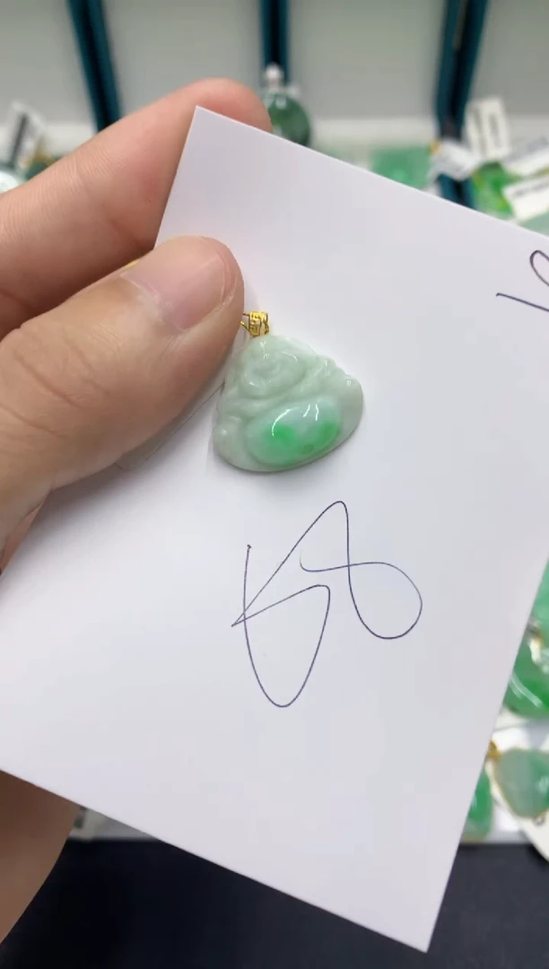 【闪购商品】翡翠颈饰18K金镶嵌翡翠
