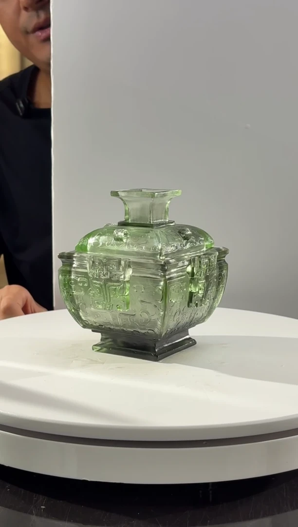 摆件清照方彝兽面方彝