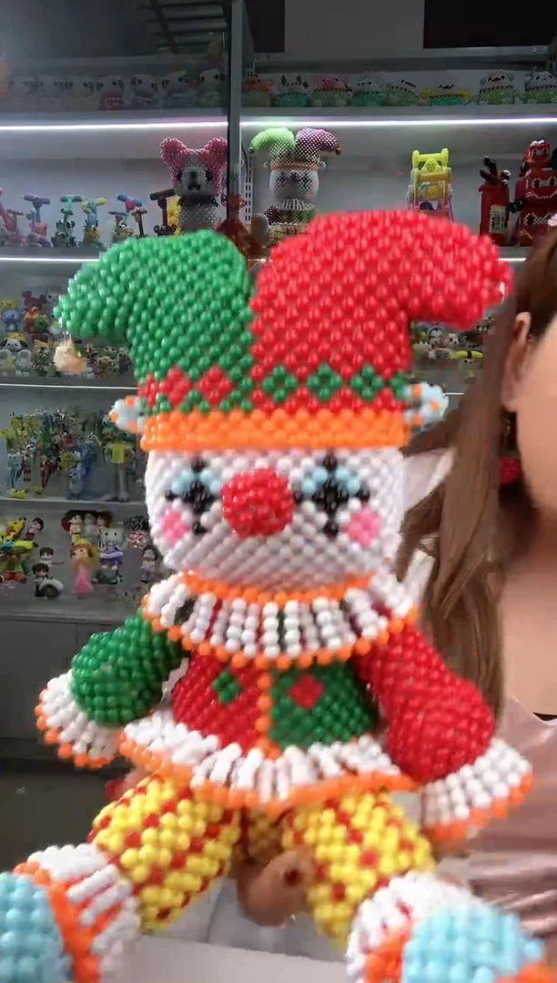 亚克力1079卡6糖果珠小丑材料包1套