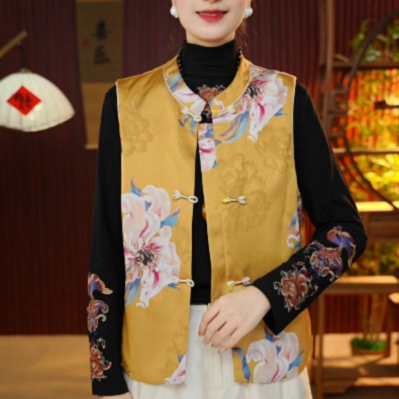 [金玉] 观江南婷婷高定新中式双面双穿四季马甲GJN889311
