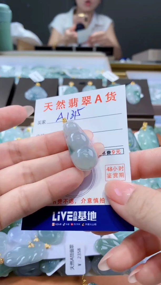 颈饰未镶嵌翡翠天然翡翠A货挂件
