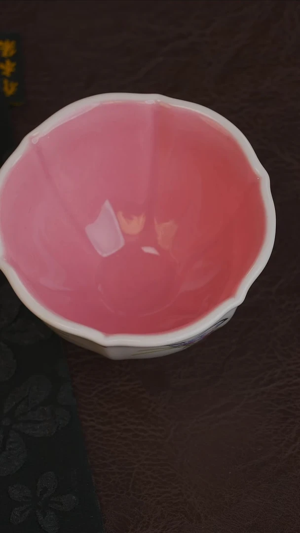 茶杯紫砂【宜景窑系列】蝶舞六道