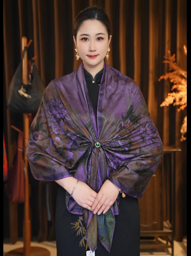 xys-8 【醉美】香韵纱 花萝 镂空 长巾180*70