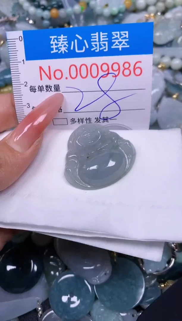 【闪购商品】翡翠颈饰未镶嵌含绳0009986