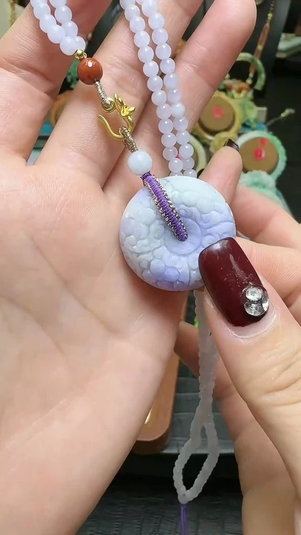 【闪购商品】翡翠颈饰未镶嵌天然翡翠平安扣