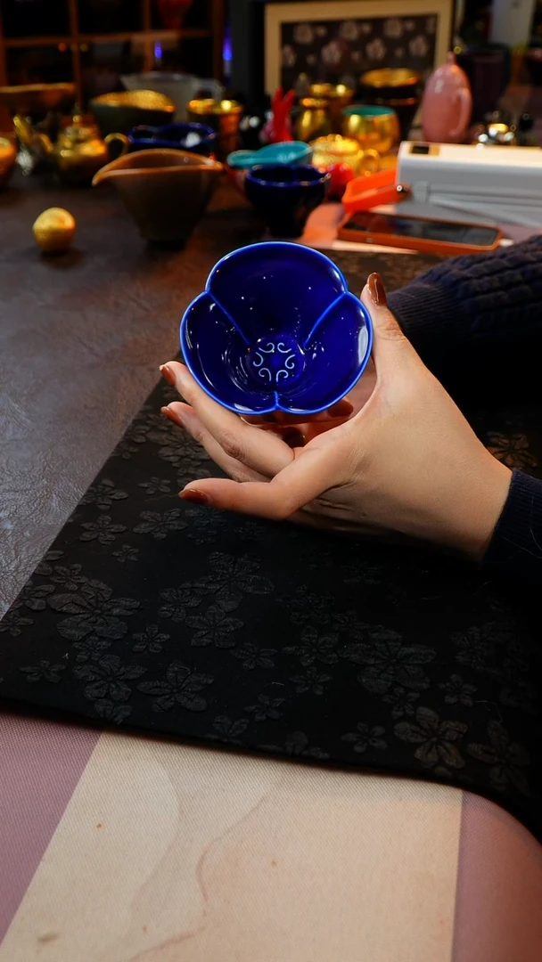 茶杯紫砂【宜景窑系列】大杯子