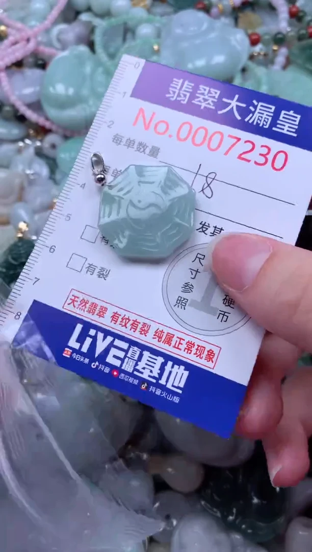 翡翠未镶嵌吊坠(不含链)7230