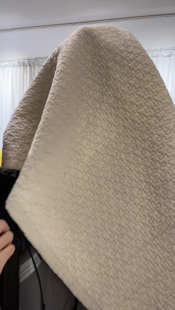 棉200*200纯棉床盖51号微瑕咖色