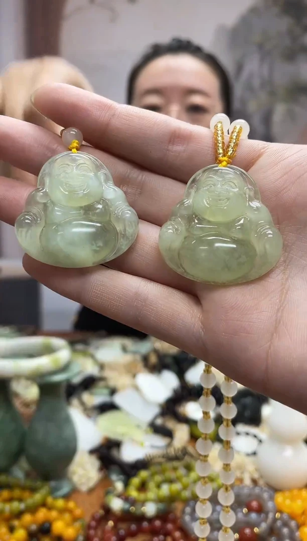 未镶嵌岫玉吊坠多样性发货拍一发一