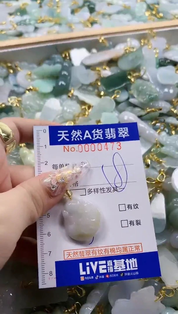 颈饰未镶嵌翡翠天然A货翡翠