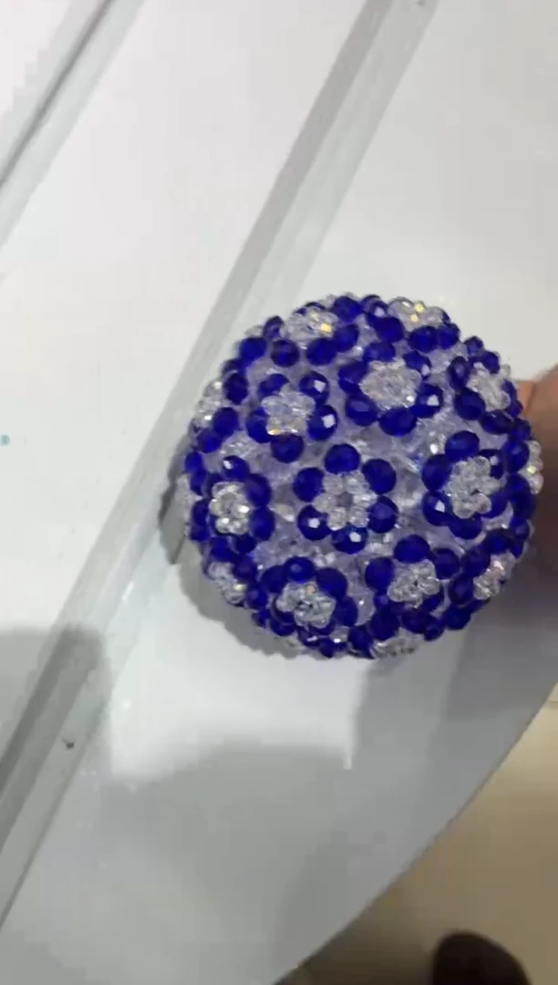 玻璃30144卡10水晶扁本色10条克莱因蓝