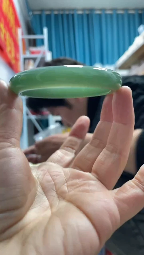 【闪购商品】和田玉颈饰未镶嵌A13且末蓝正圈58