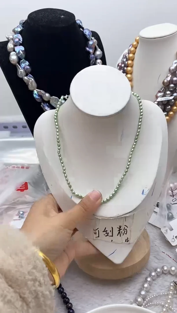 【闪购商品】淡水珍珠颈饰钛钢179