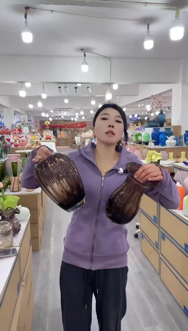 【闪购商品】琉璃瑞鸿花器晚Z-5
