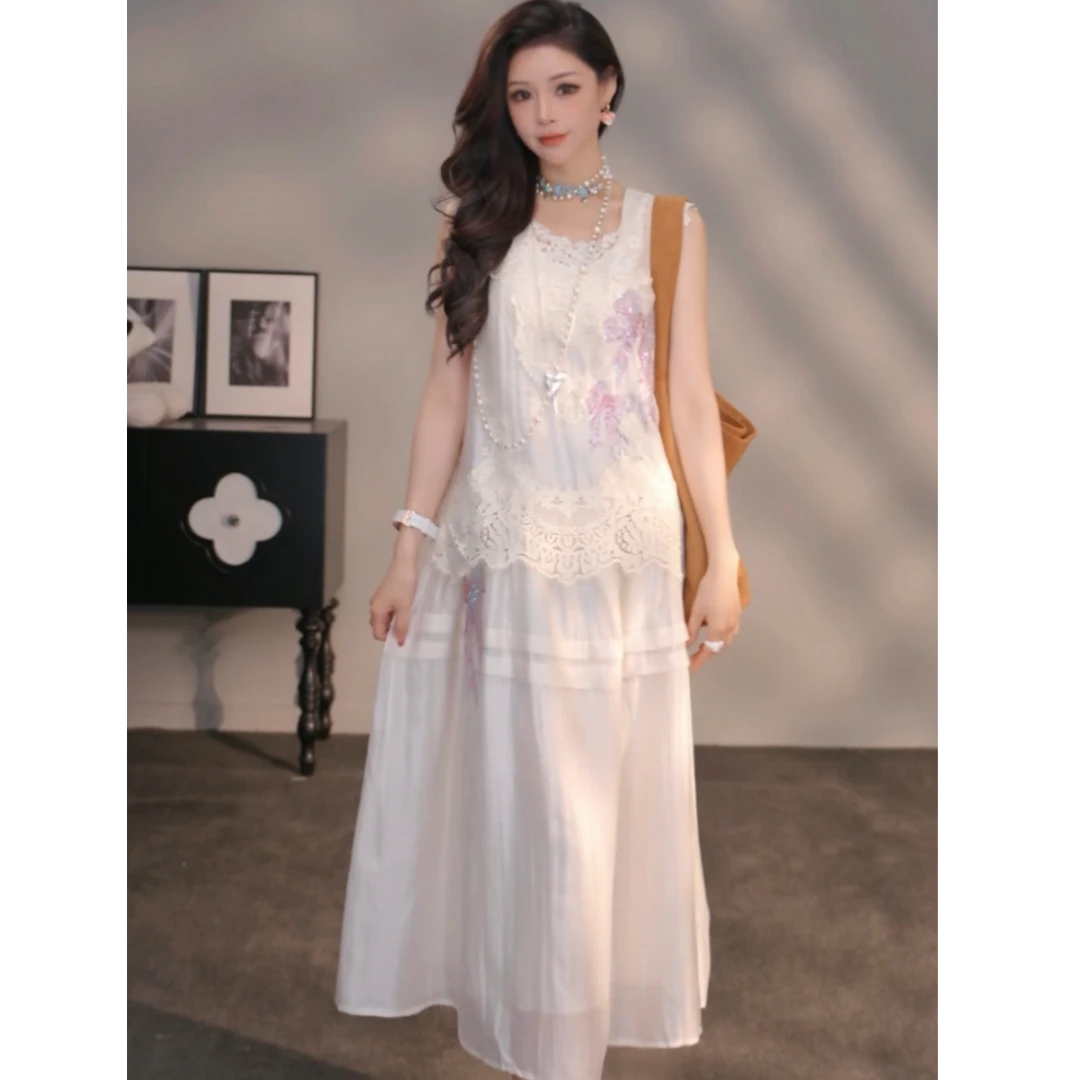 TCH烫钻工艺时尚淑女百搭新潮流连衣裙女T75A30E5031tch轻奢